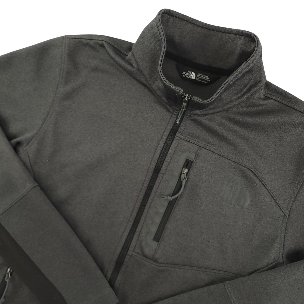 The North Face Jacket Mens Small Gray Softshell Full Zip Hiking NF00CUN8DYZ